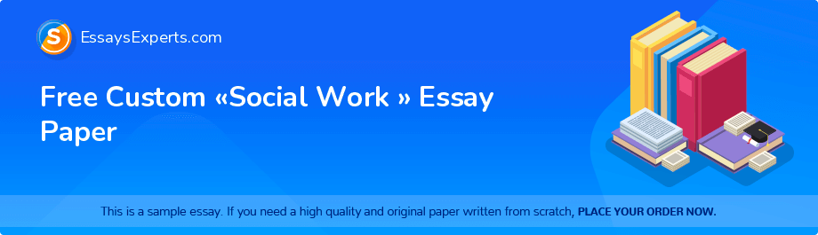 Free Custom «Social Work » Essay Paper