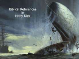 Essay Sample: Biblical References in Moby Dick